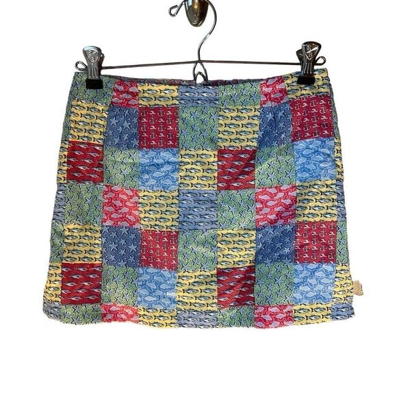 Girl’s Vineyard Vines Patchwork Skort, 8 - Picture 1 of 10